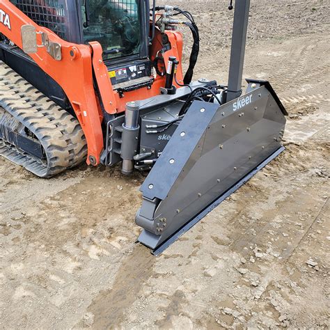 skeer skid steer attachment|skid steer gravel attachment.